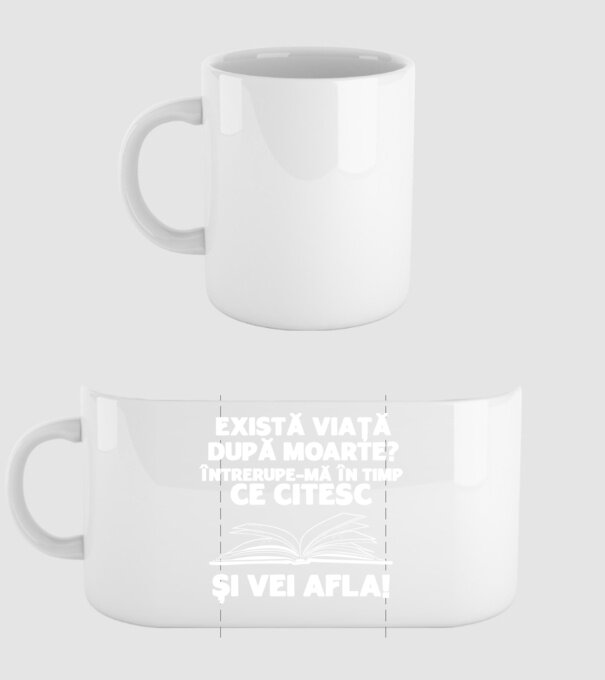 există viață după moarte? întrerupe-mă în timp ce citesc și vei afla model alb pe tricou