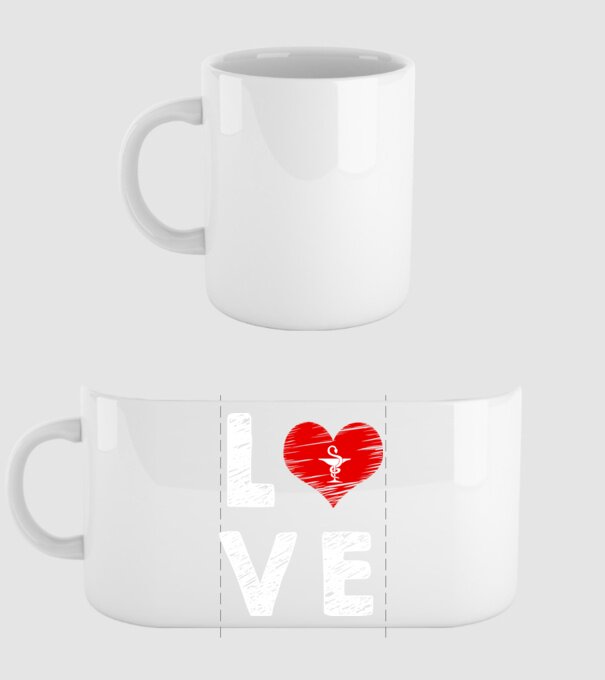 Farmacist love model alb pe tricou