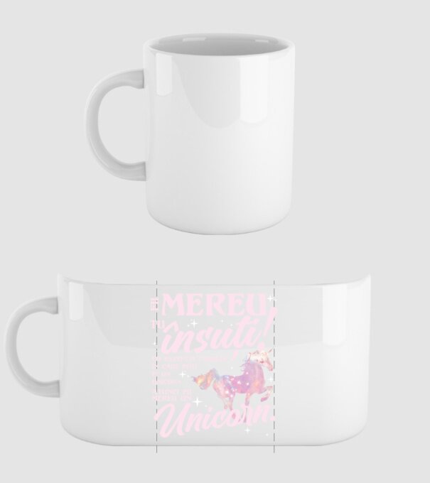 fii mereu tu însuți! cu excepția cazului în care poți fi un unicorn, atunci fii mereu un unicorn. model alb pe tricou