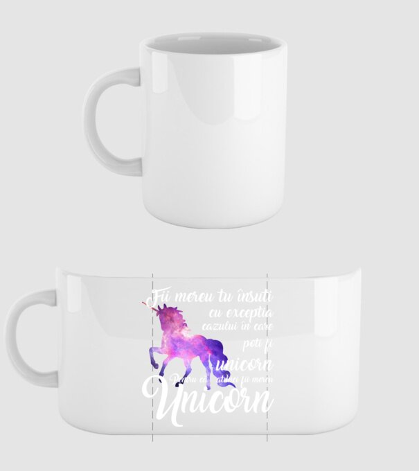 fii mereu tu însuți, cu excepția cazului în care poți fi unicorn, pentru că atunci fii mereu unicorn model alb pe tricou
