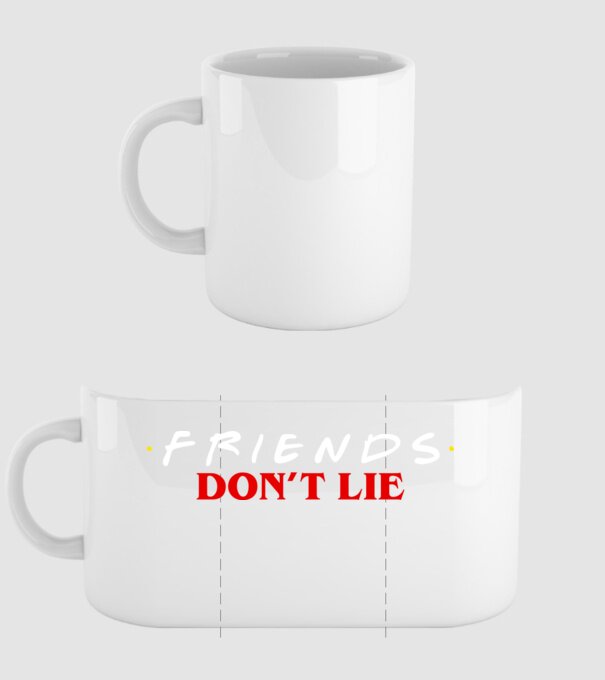 friends dont lie stranger things parody model alb pe tricou