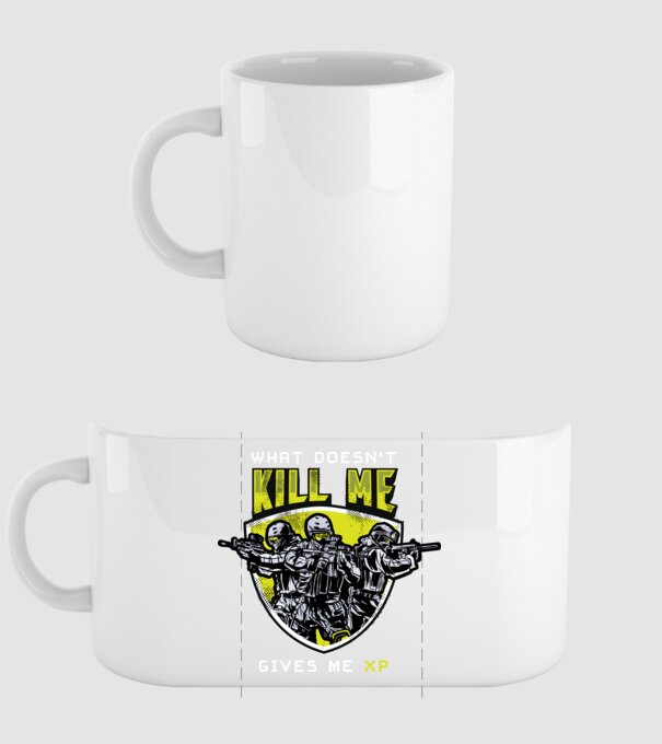 Gamer xp model alb pe tricou