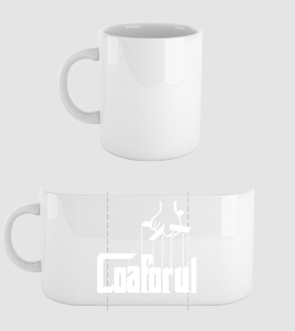 Coaforul/ Frizerul model alb pe tricou
