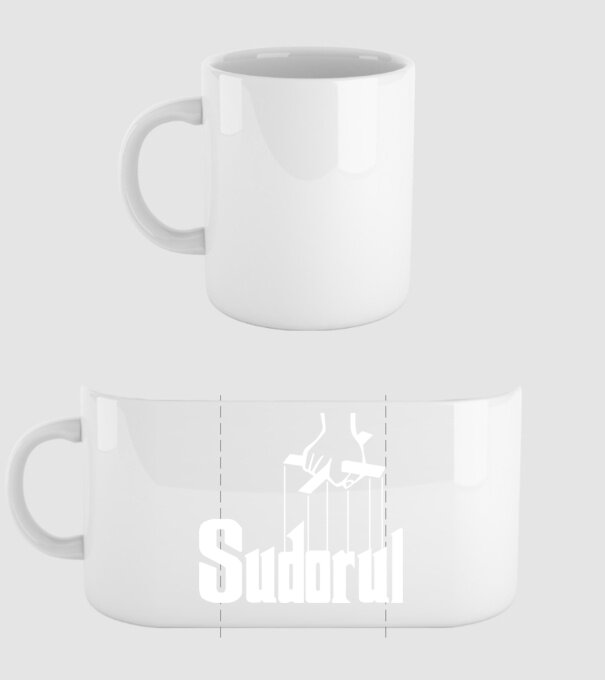Sudorul model alb pe tricou