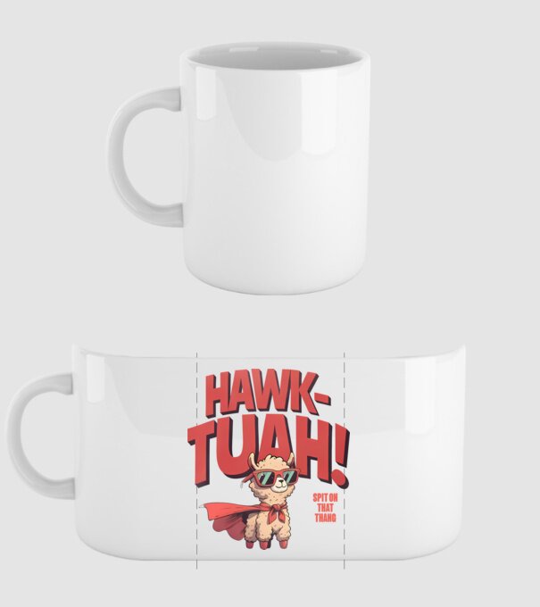 hawk tuah llama spit on that thang model alb pe tricou