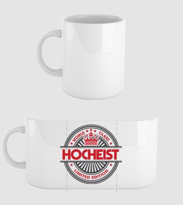 hocheist model alb pe tricou