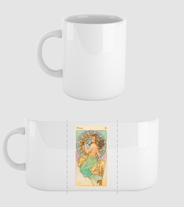Horoscop Tarot PESTI model alb pe tricou
