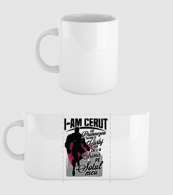 I-am cerut lui Dumnezeu putere și curaj - așa că l-a trimis pe soțul meu model alb pe tricou