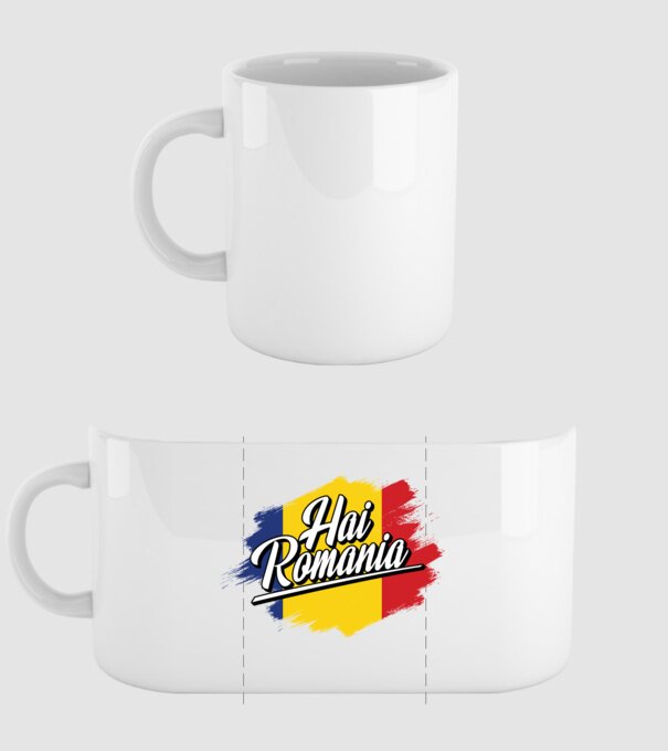 Inscripție cu steag model alb pe tricou