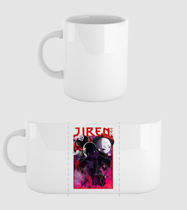 jiren dragonball model alb pe tricou