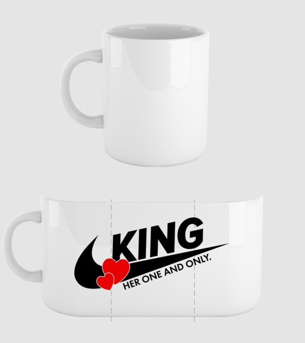 King model alb pe tricou