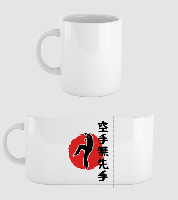 Larusso training japan model alb pe tricou