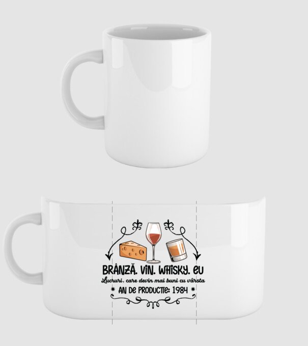 Lucruri, care devin mai buni cu vârsta 1984 40 de ani model alb pe tricou