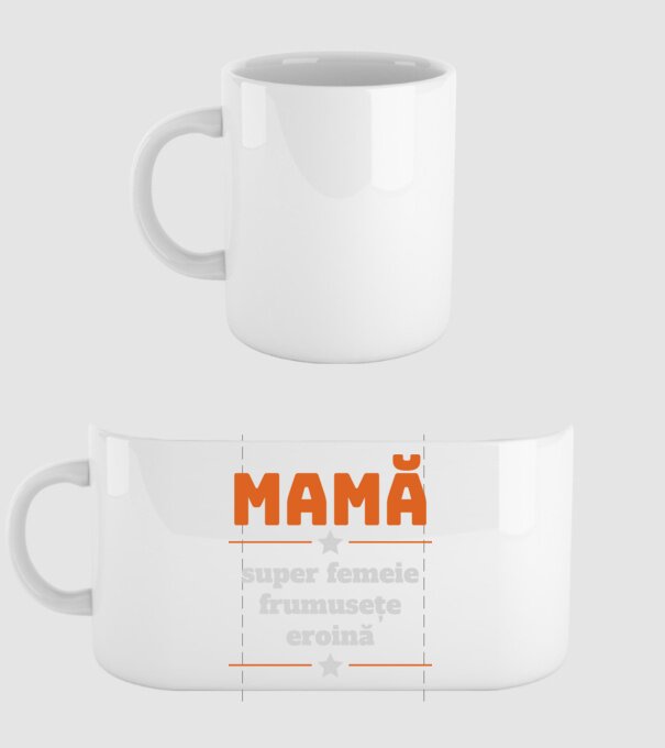 mamă, super femeie, frumusețe, eroină model alb pe tricou