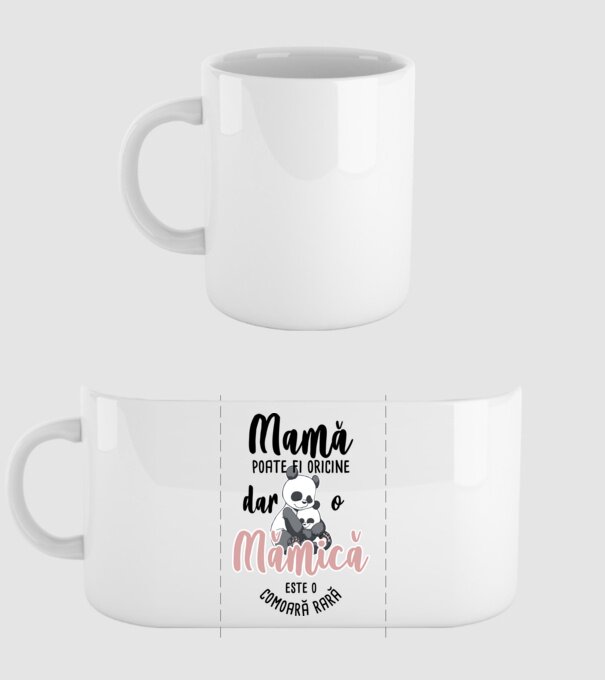 mamă poate fi oricine, dar o mămică este o comoară rară model alb pe tricou