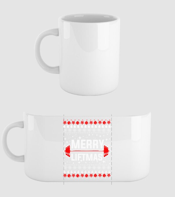 Merry liftmas 1 model alb pe tricou