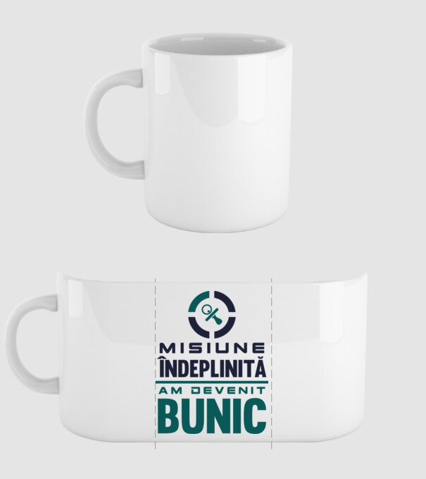 Misiune îndeplinită - am devenit bunic model alb pe tricou