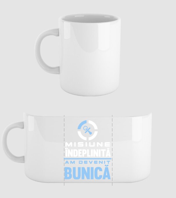 Misiune îndeplinită - am devenit bunică model alb pe tricou