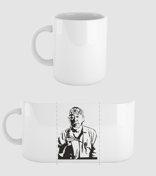 Miyagi cobra kai model alb pe tricou