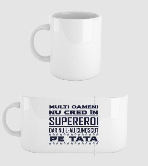 Mulți oameni nu cred în supereroi, dar nu l-au cunoscut pe tata model alb pe tricou