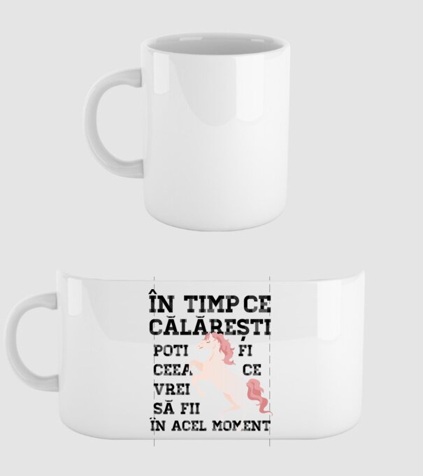 în timp ce călărești poți fi ceea ce vrei să fii - în acel moment model alb pe tricou