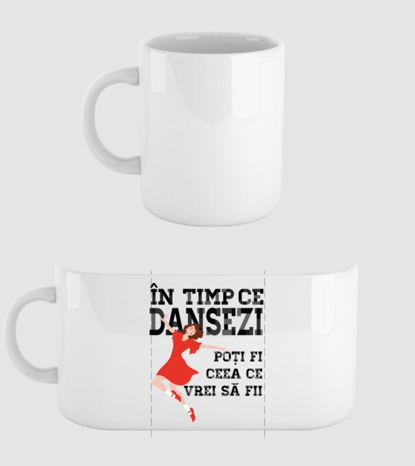 n timp ce dansezi poți fi ceea ce vrei să fii - în acel moment ,D2509335 model alb pe tricou