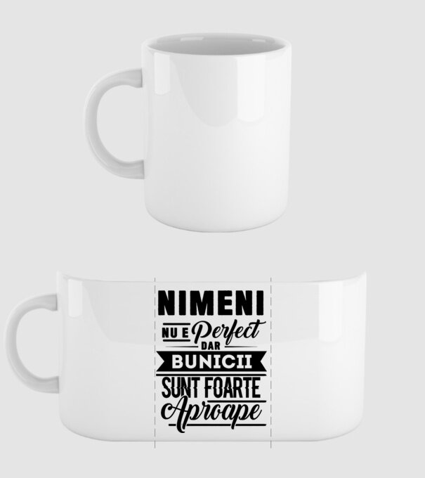 Nimeni nu e perfect, dar bunicii sunt foarte aproape model alb pe tricou