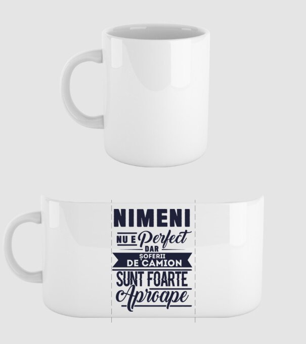 Nimeni nu e perfect, dar șoferii de camion sunt foarte aproape model alb pe tricou
