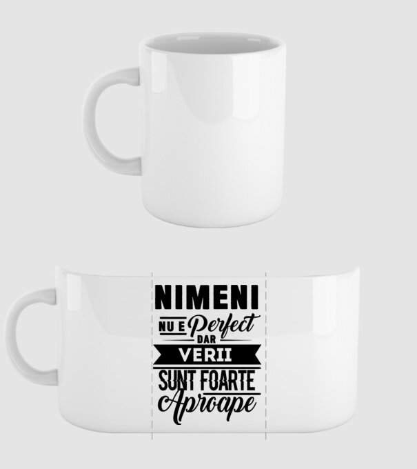 Nimeni nu e perfect, dar verii sunt foarte aproape model alb pe tricou