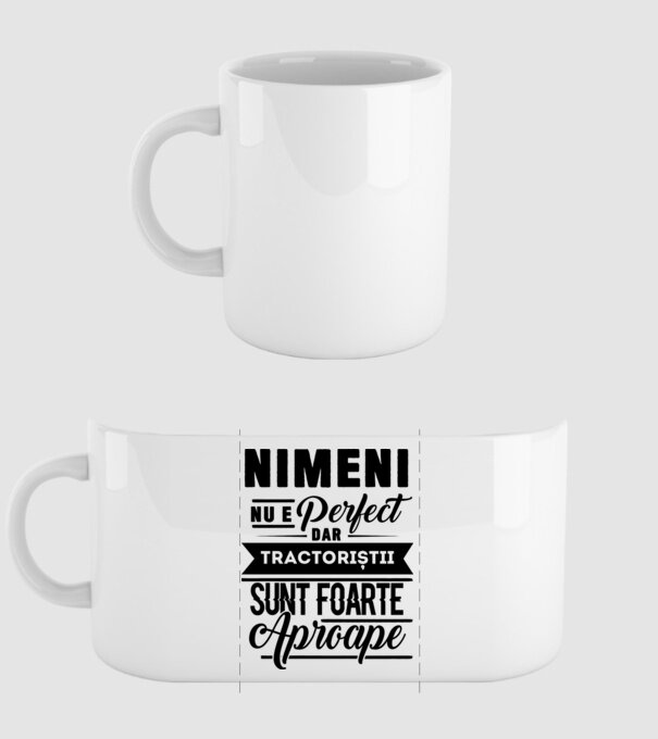 Nimeni nu e perfect, dar tractoriștii sunt foarte aproape model alb pe tricou