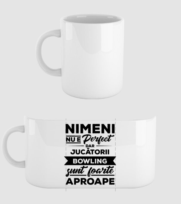 nimeni nu e perfect, dar jucătorii bowling sunt foarte aproape model alb pe tricou