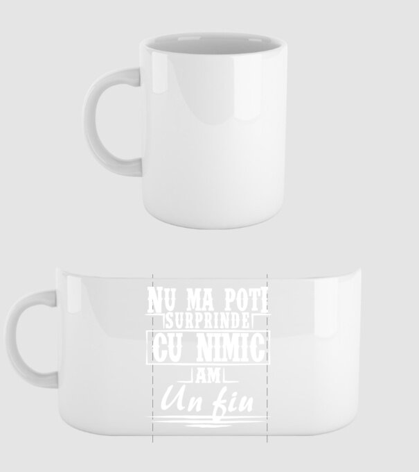 Nu mă poți surprinde cu nimic, am un fiu model alb pe tricou