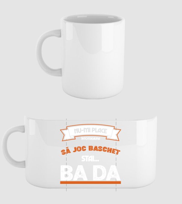 nu-mi place întotdeauna să joc baschet, stai un pic, ba da model alb pe tricou