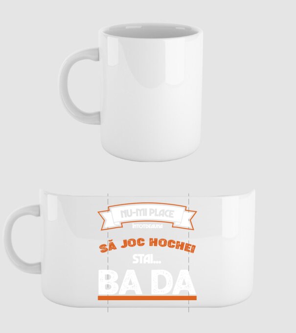 nu-mi place întotdeauna să joc hochei, stai un pic, ba da model alb pe tricou