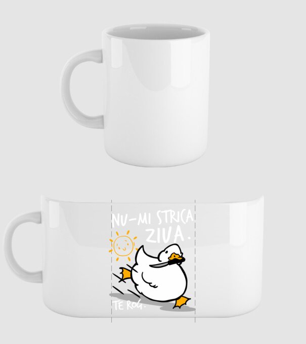 Nu-mi strica ziua. model alb pe tricou
