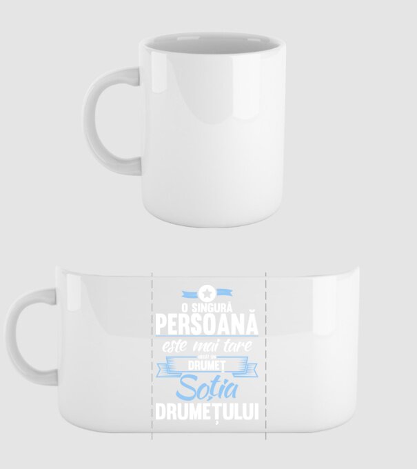 numai o persoană este mai tare decât un amator de drumeții, soția amatorului de drumeții model alb pe tricou
