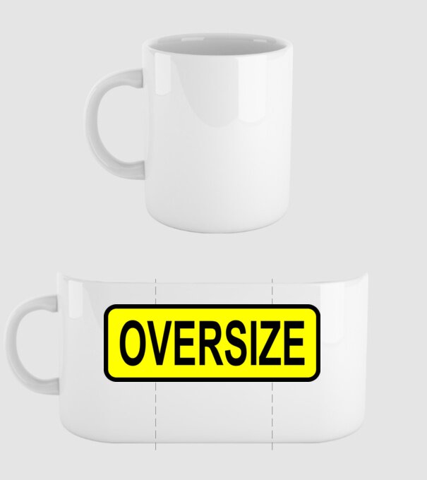 Oversize model alb pe tricou