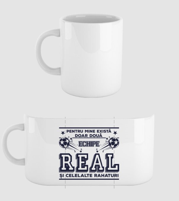 Pentru mine există doar două echipe, Real și celelalte rahaturi model alb pe tricou
