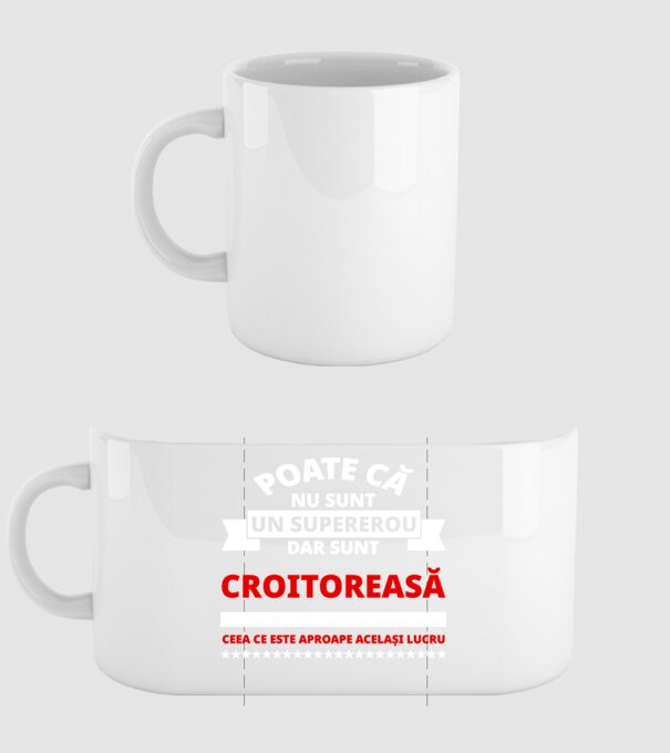 poate că nu sunt un supererou, dar sunt croitoreasă, ceea ce este aproape același lucru model alb pe tricou