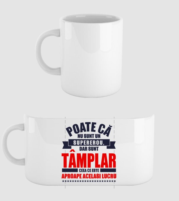 Poate că nu sunt un supererou, dar sunt tâmplar, ceea ce este aproape același lucru model alb pe tricou
