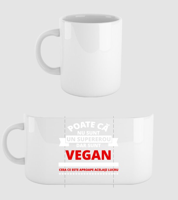 poate că nu sunt un supererou, dar sunt vegan, ceea ce este aproape același lucru model alb pe tricou