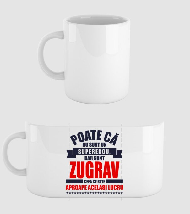 Poate că nu sunt un supererou, dar sunt ZUGRAV, ceea ce este aproape același lucru model alb pe tricou