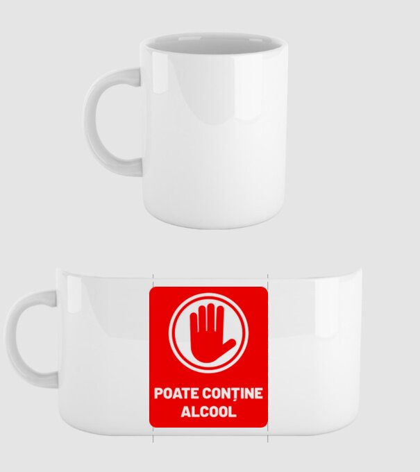 poate conține alcool model alb pe tricou