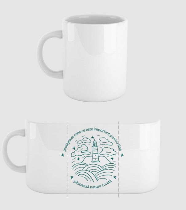 protejează ceea ce este important pentru tine - păstrează natura curată model alb pe tricou