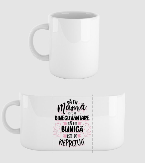 Să fii bunică este neprețuit model alb pe tricou