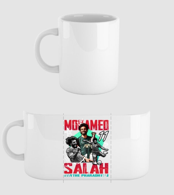 Salah tribute model alb pe tricou