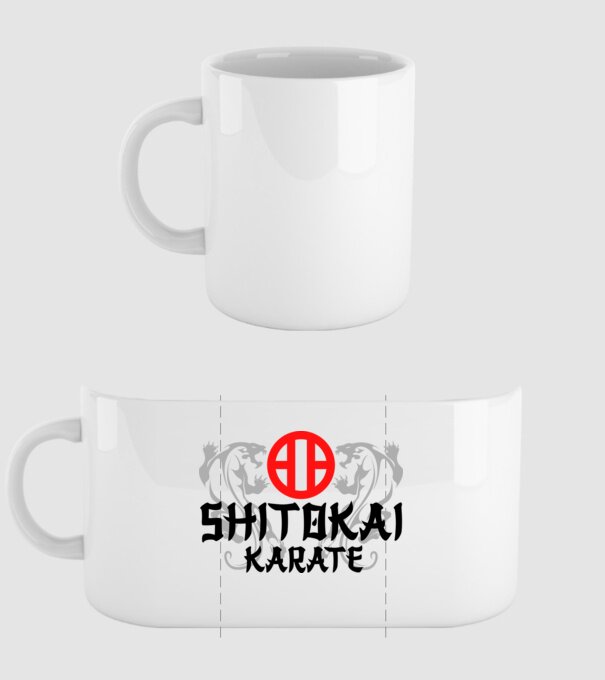 Shitokai Karate model alb pe tricou