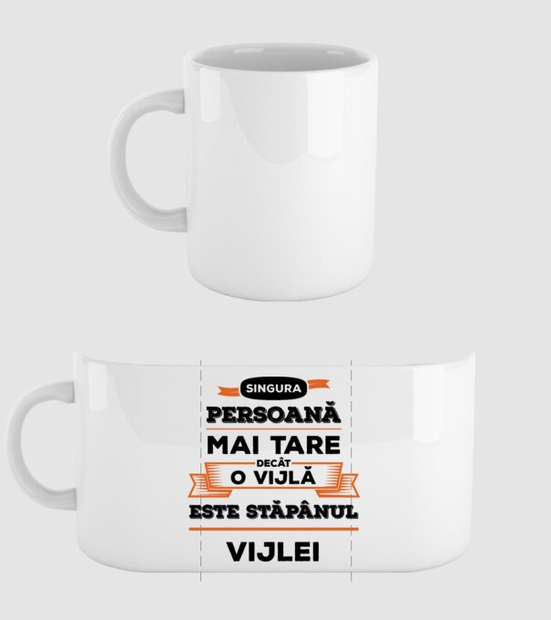 singura persoană mai tare decât o vijlă este stăpânul vijlei model alb pe tricou