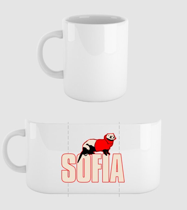 sofia la casa de papel model alb pe tricou