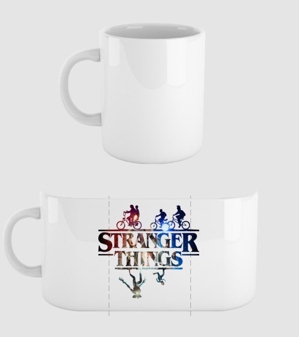 stranger things quote poster2 model alb pe tricou